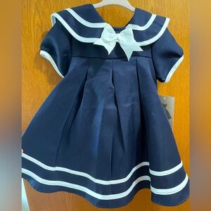 NWT Toddler Navy Blue Dress